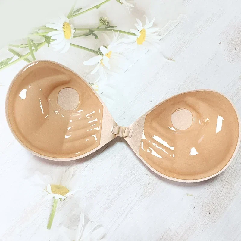 Palm Push Up Invisible Silicone Bra Womens Chest Stickers