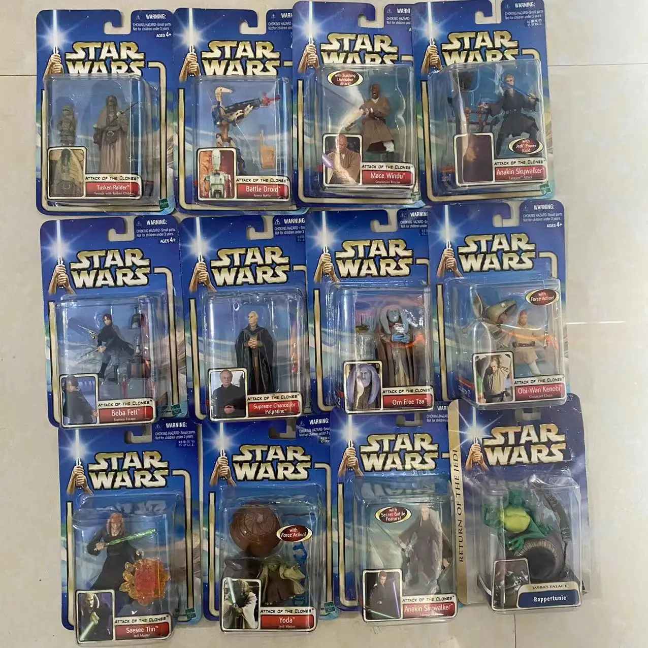 Out Of Print Limited Star Wars 3.75 Pollici Joint Mobile Saesee Tiin Kit Fisto Yoda Action Figure Collection Model Doll Gift Toys