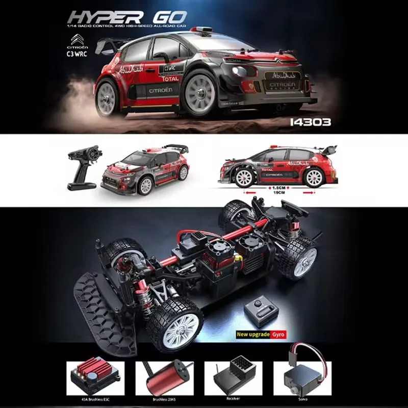 14 Rc Car Drift Model Modification Wireless Remote Control Car 42km/H High Speed Professional Car Model Gift 3