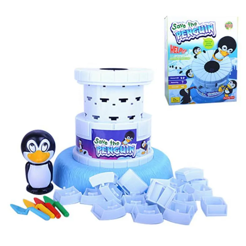 Children's Toys Save Little Penguins Wall Breaking Table Board Games Multiplayer Interactive Party Desktop Games Toys for Kids 3