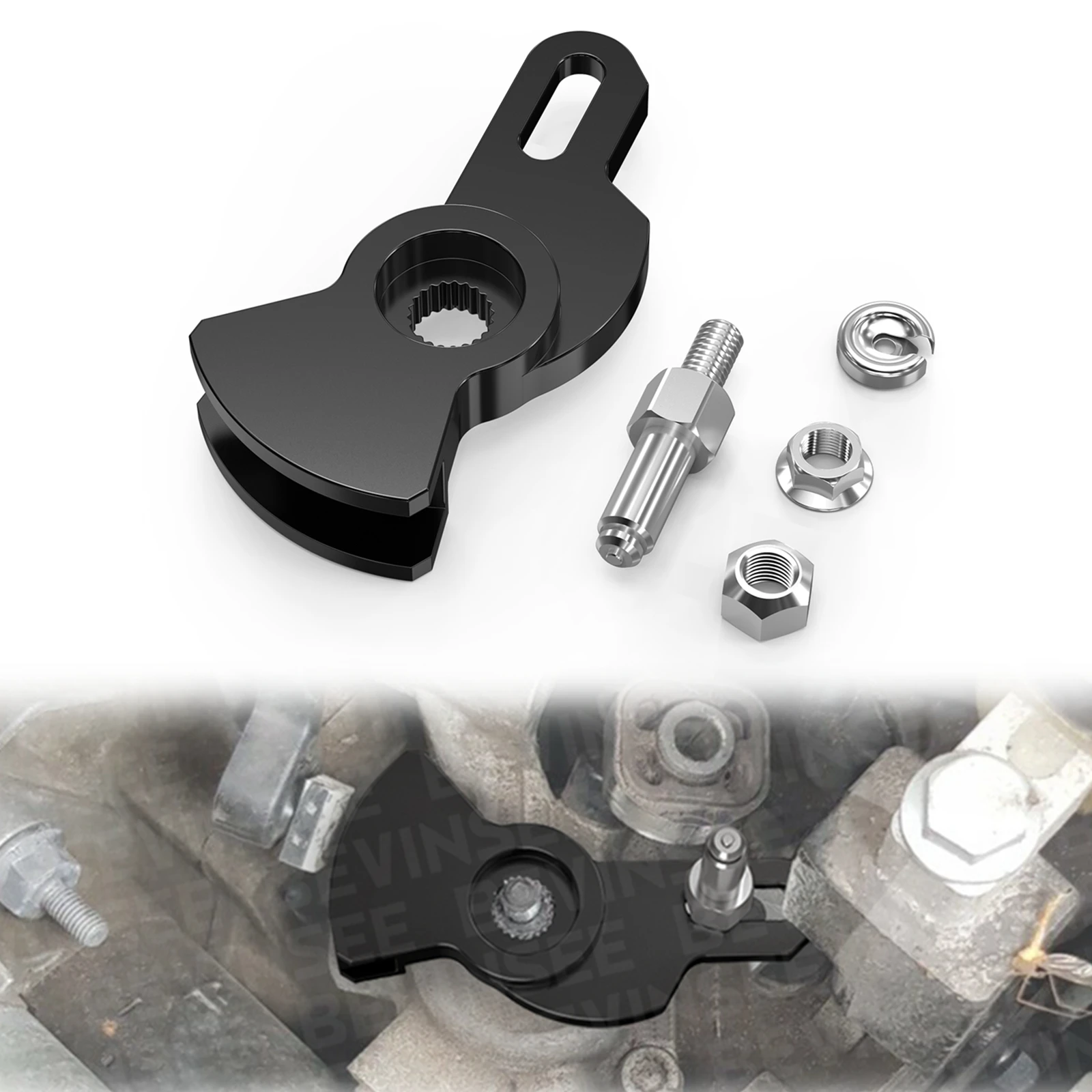 Gear Shifter Adjustable Short Shifter Arm 5-speed Manual Kit for VW Golf MK4 MK5 Jetta MK4 Audi A3 Audi TT MK1