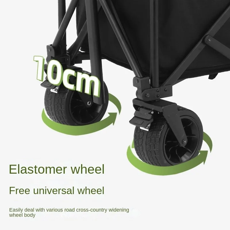 Outdoor Camping Cart Foldable Portable Hand Pulling Setting Up Stall Picnicking Gathering camping foldable cart