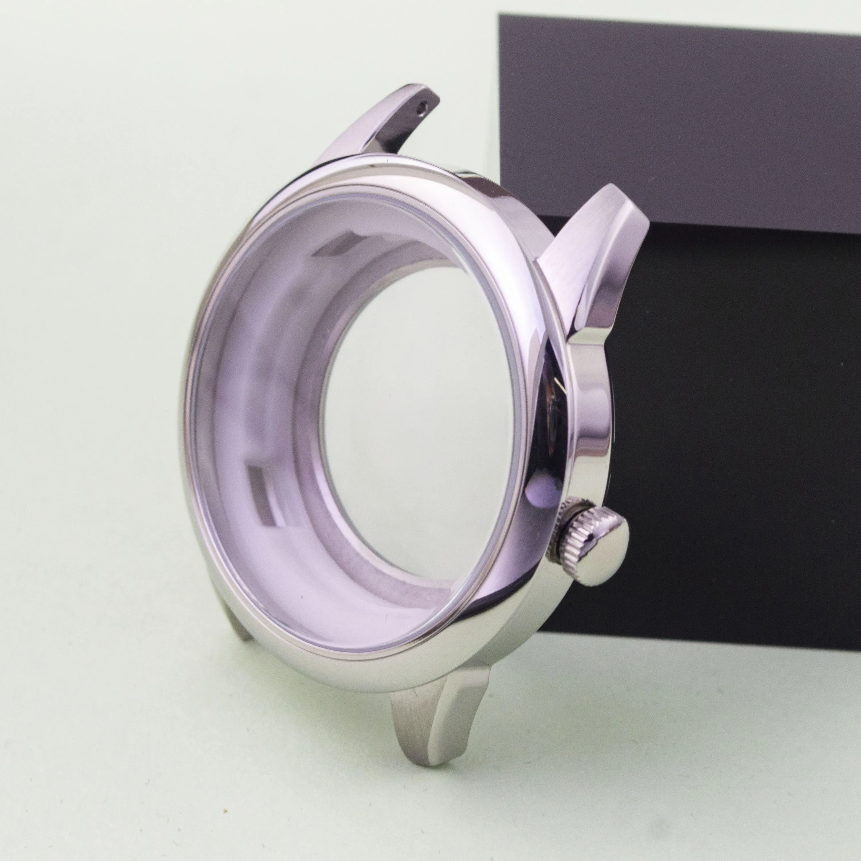 Premium 42.7mm Stainless Steel Waterproof Watch Case for NH35 Movement Repair and Modification
