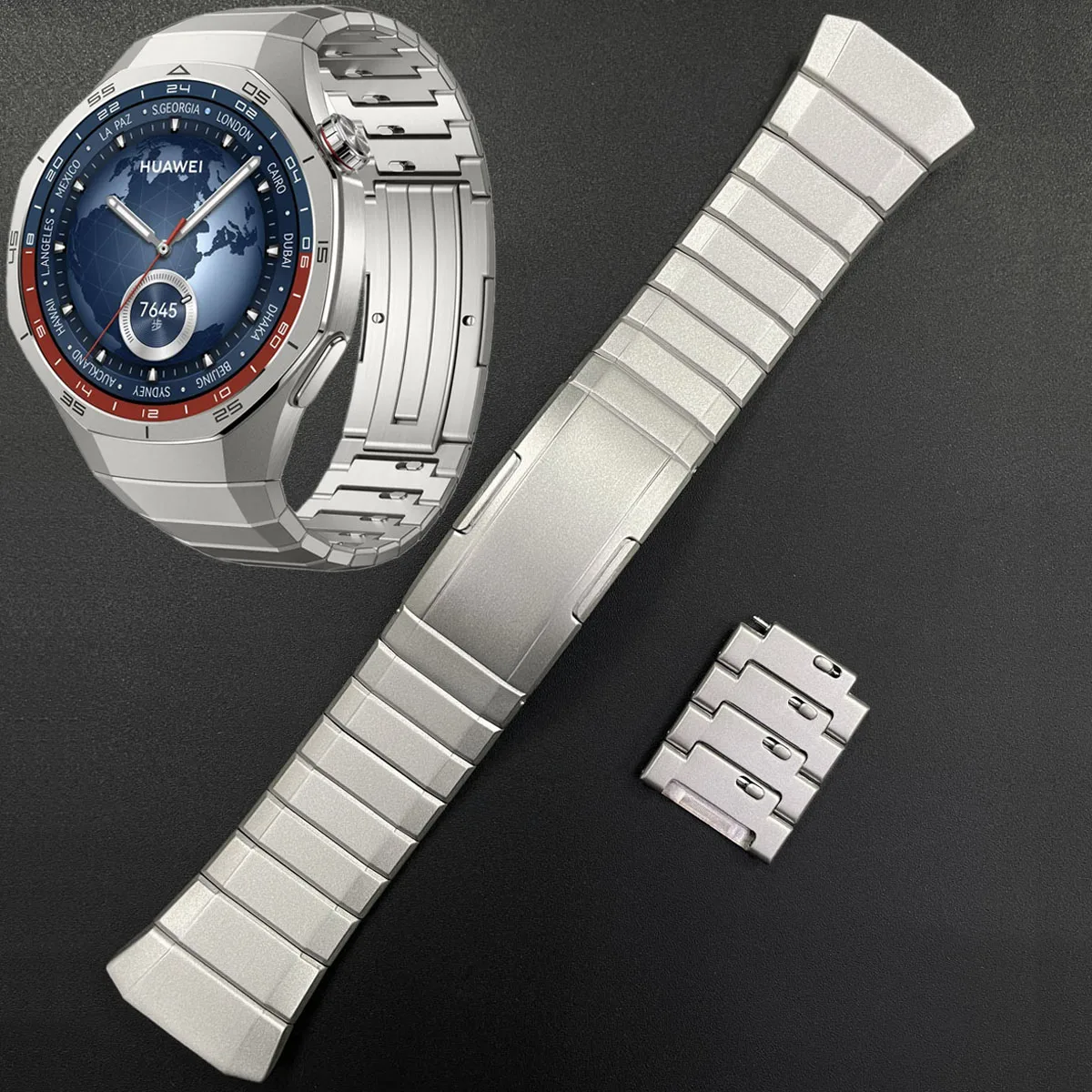 Titanium Alloy Metal Quick Release Watchband Strap