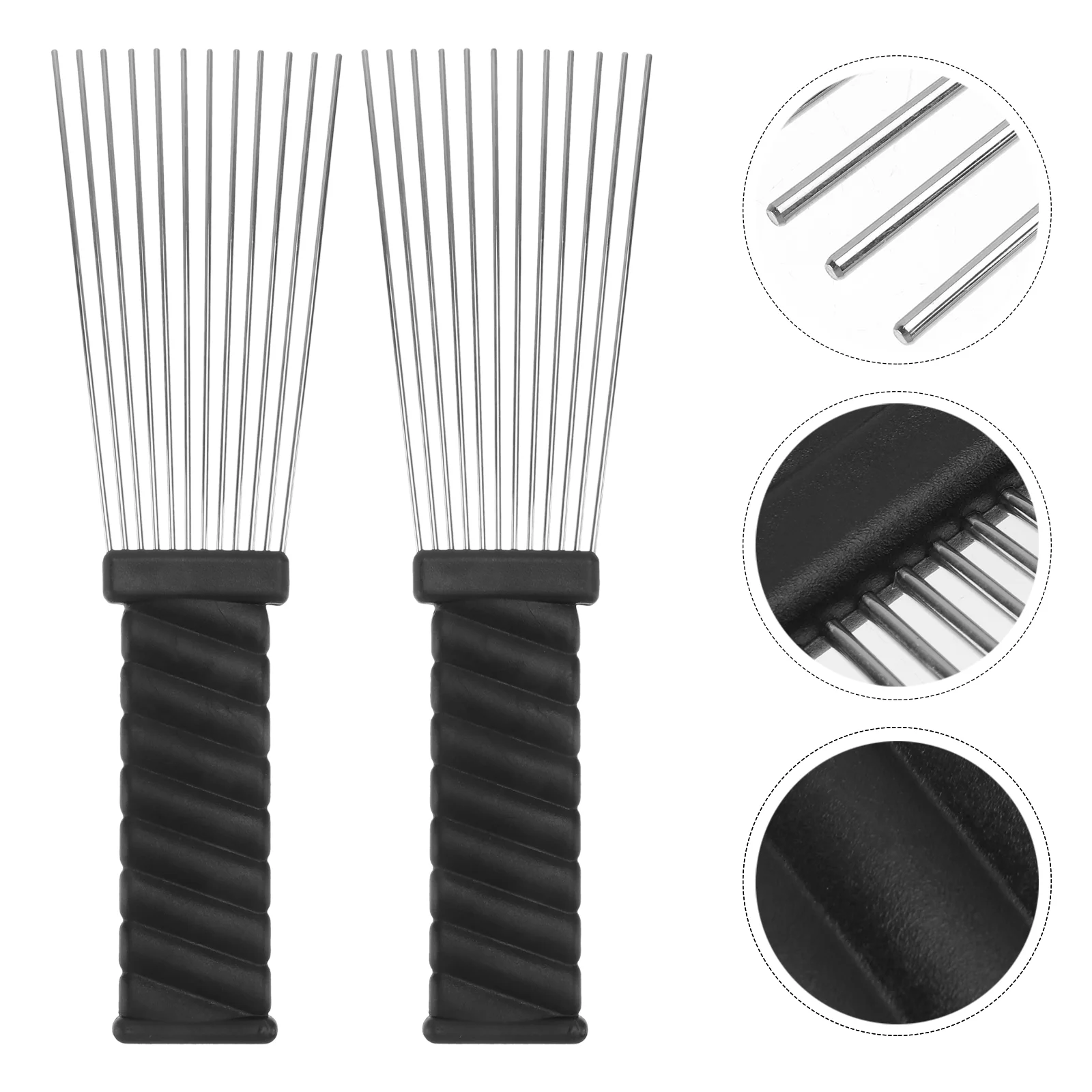 

2 Pcs Combs for Men Hairdressing Barber Accessories Styling Tool Salon Man Steel Needle