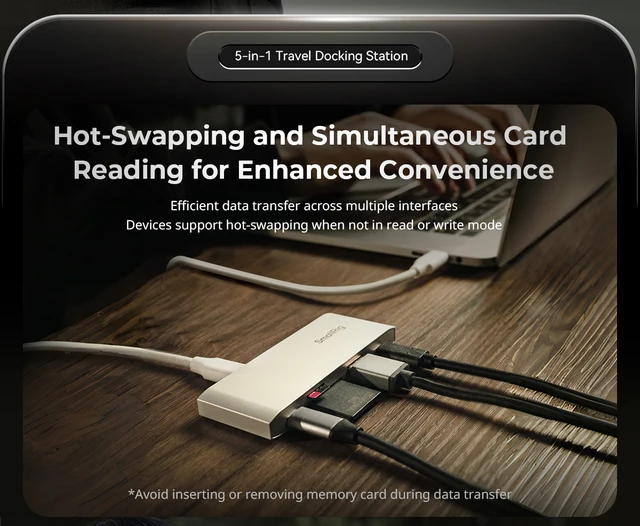 CFexpress 9 in 1 Photography Docking Station A / B for SD / TF / CFexpress / USB