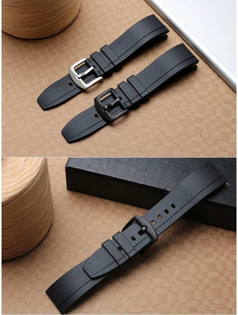 Rubber Watchband For Casio PROTREK Series PRW-6600 PRG-600Y PRG-650 PRG-600 Waterproof Sports 24mm Quick Release Silicone Strap