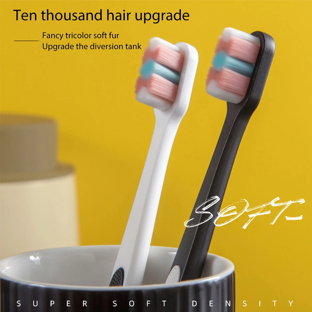 Tooth Brush Oral Hygiene Care Ultra-fine Soft Hair Eco Friendly Portable Travel Fiber Nano with Box Y-kelin,tooth brush