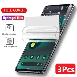 HD Hydrogel Screen Protector - 3 Pack Set - 3Pcs (Google Pixel 6A)