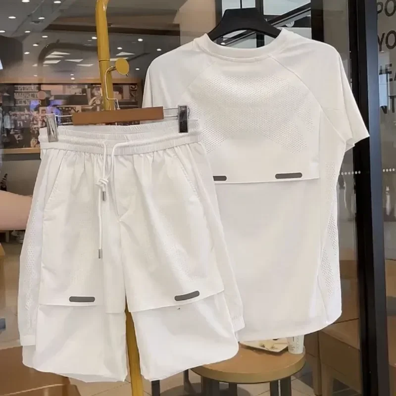 Nuevo Conjunto De 2 Piezas De Cárdigan Con Solapa Para Hombre