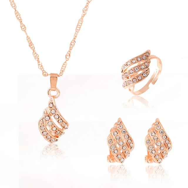 Crystal Zircon Jewelry Sets 2