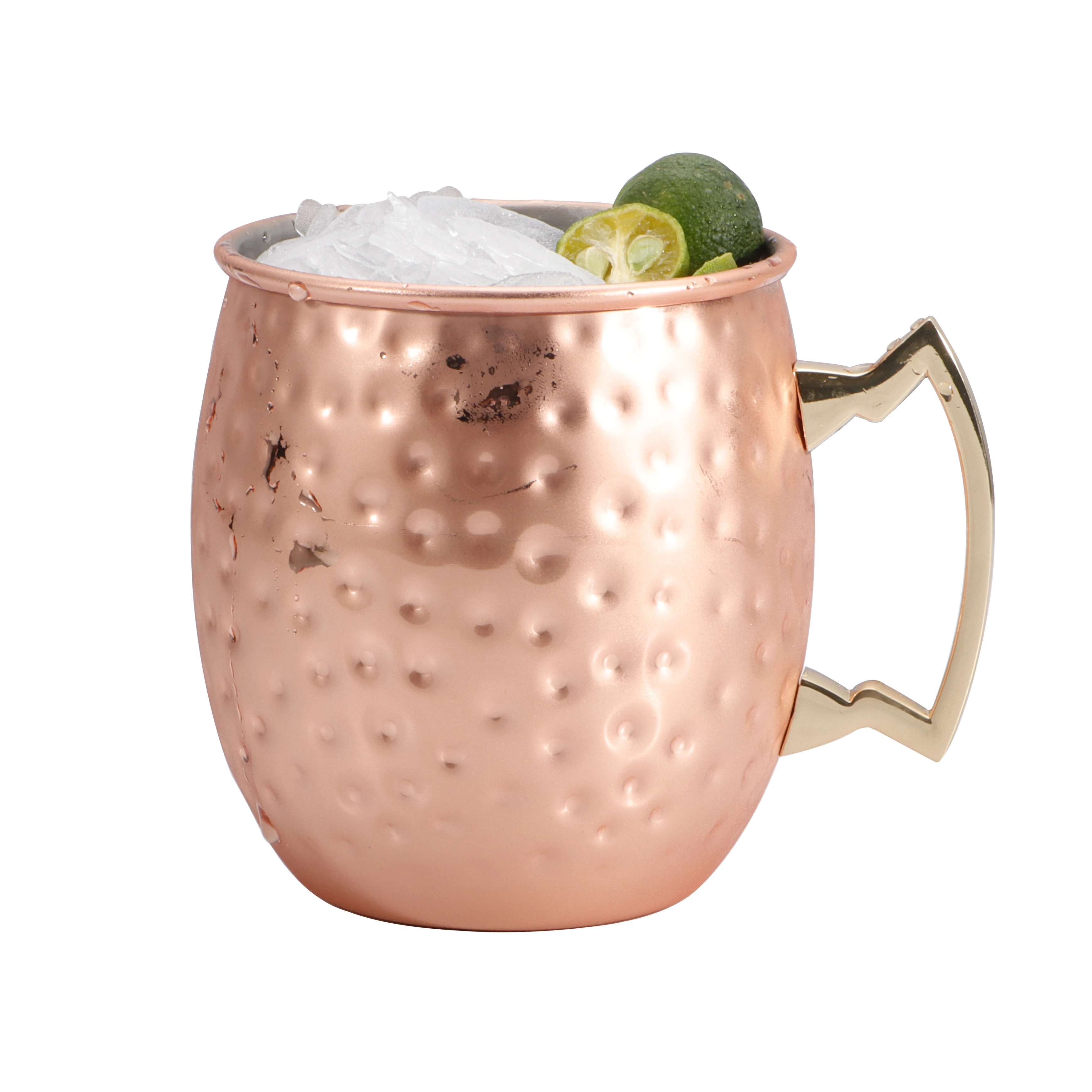 Moscow Mule Mugs Large Size 19 Ounces Hammered Cups Stainless Steel