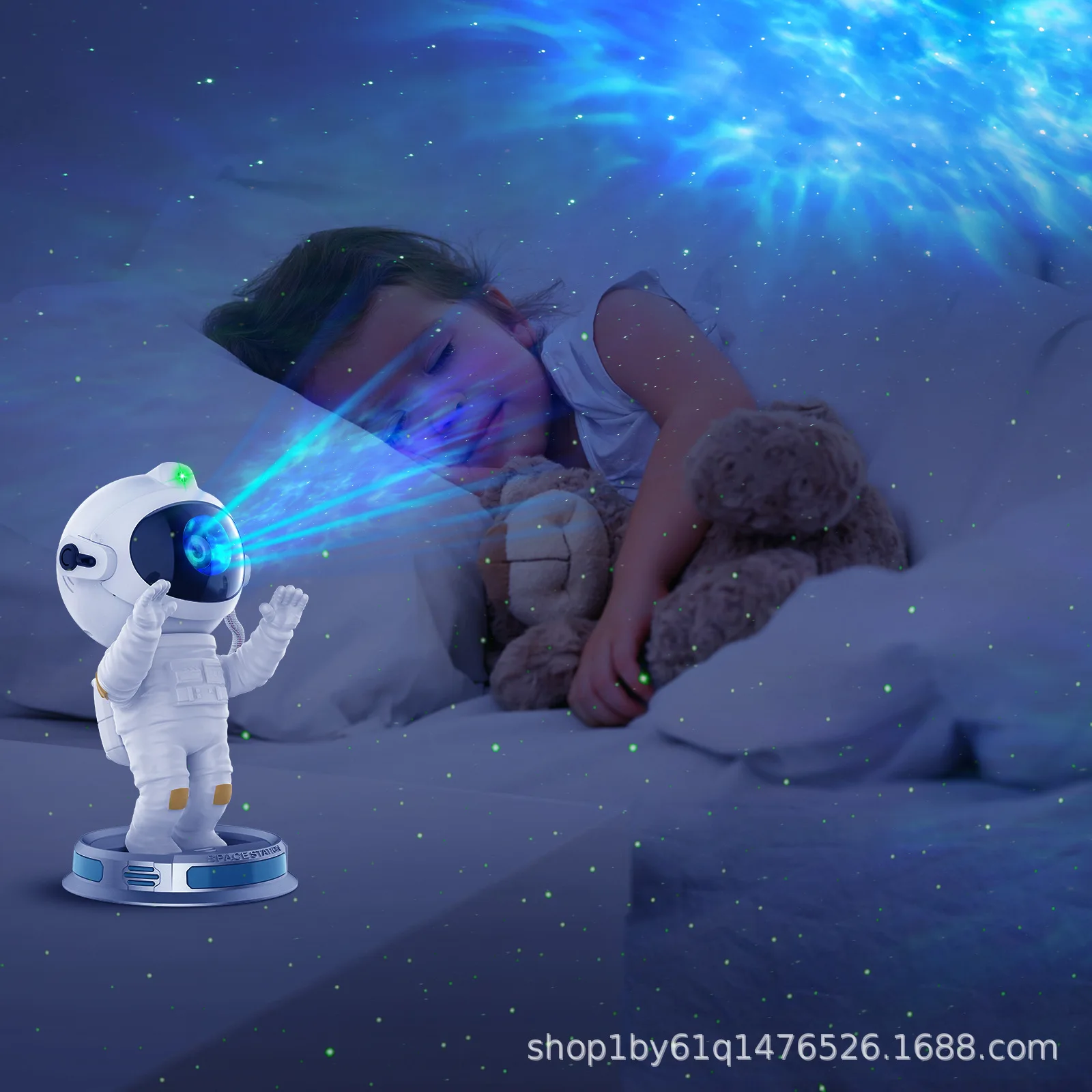 Description Picture 5 of itemStar Projector Galaxy Night Light Astronaut Space Projector Starry Nebula Ceiling LED Lamp Atmosphere Lamp for Bedroom Decor New