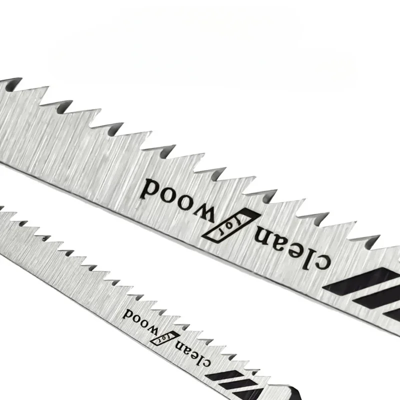 20 Pieces Jigsaw Blades Set T-Shaft HCS Assorted for Wood Plastic and Metal Cutting for Black Decker Metabo