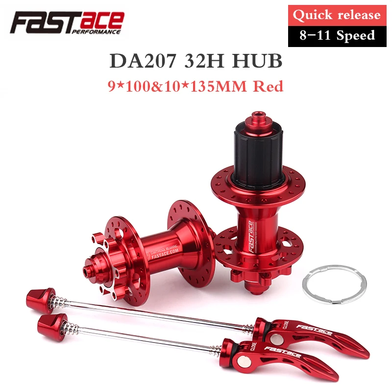 

1pair FASTACE DA207 Hubs Set 32H Front Rear MTB Hub 8s 9s 10s 11s 12V Mountain Bike Hub Compatible SRAM XD System Bicycle Parts