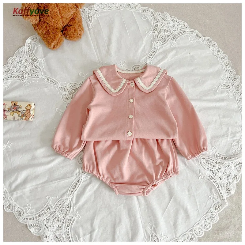 

Spring And Autumn Baby Clothes Sets Long Sleeve Tops+Pants 1 2 3Y Newborn Clothing Soild Boy Girl Elegant Toddler Outfits Set