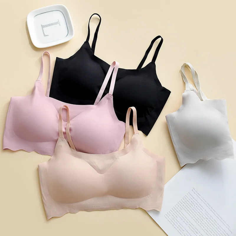 

Tube Top Bra Women Traceless Bralette Small Bust Push Up Brassiere Wireless Lingerie Girls Student Beauty Back Sports Underwear