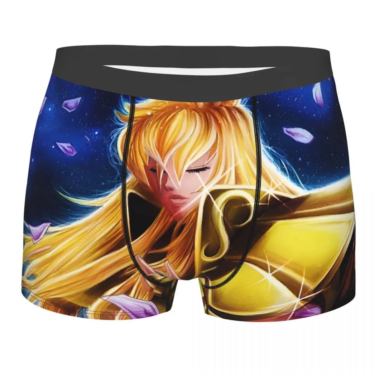 

Novelty Boxer Virgo Shaka Shorts Panties Saint Seiya Game Briefs Men's Underwear Breathable Underpants for Male Size