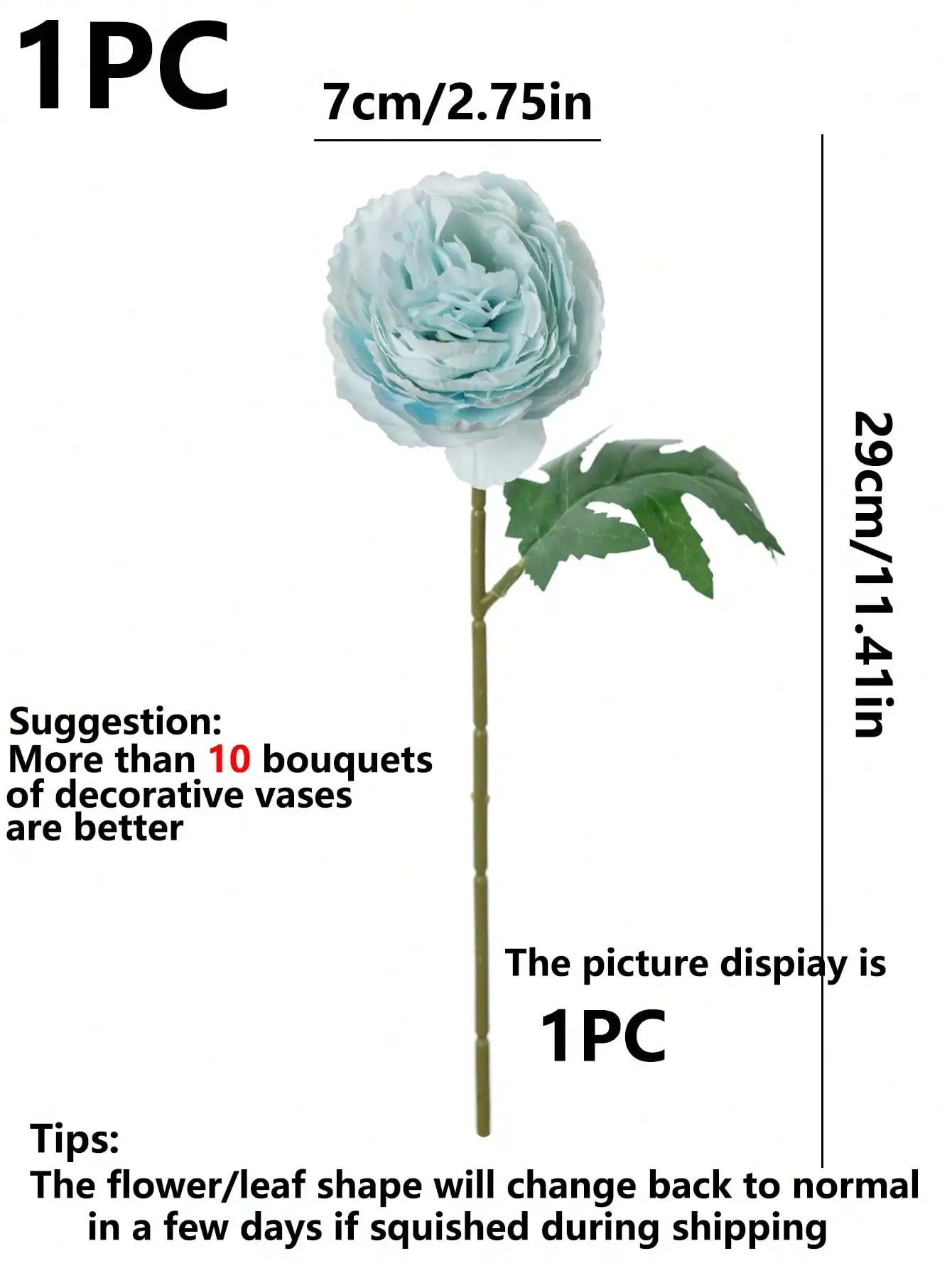 5/10 Stück Künstliche Blumen Seiden-Pfingstrosen Hochzeits-Brautsträuße Outdoor Garten Haus Zimmer Tisch Dekoration Festival Kranz Geschenke – Detail 8