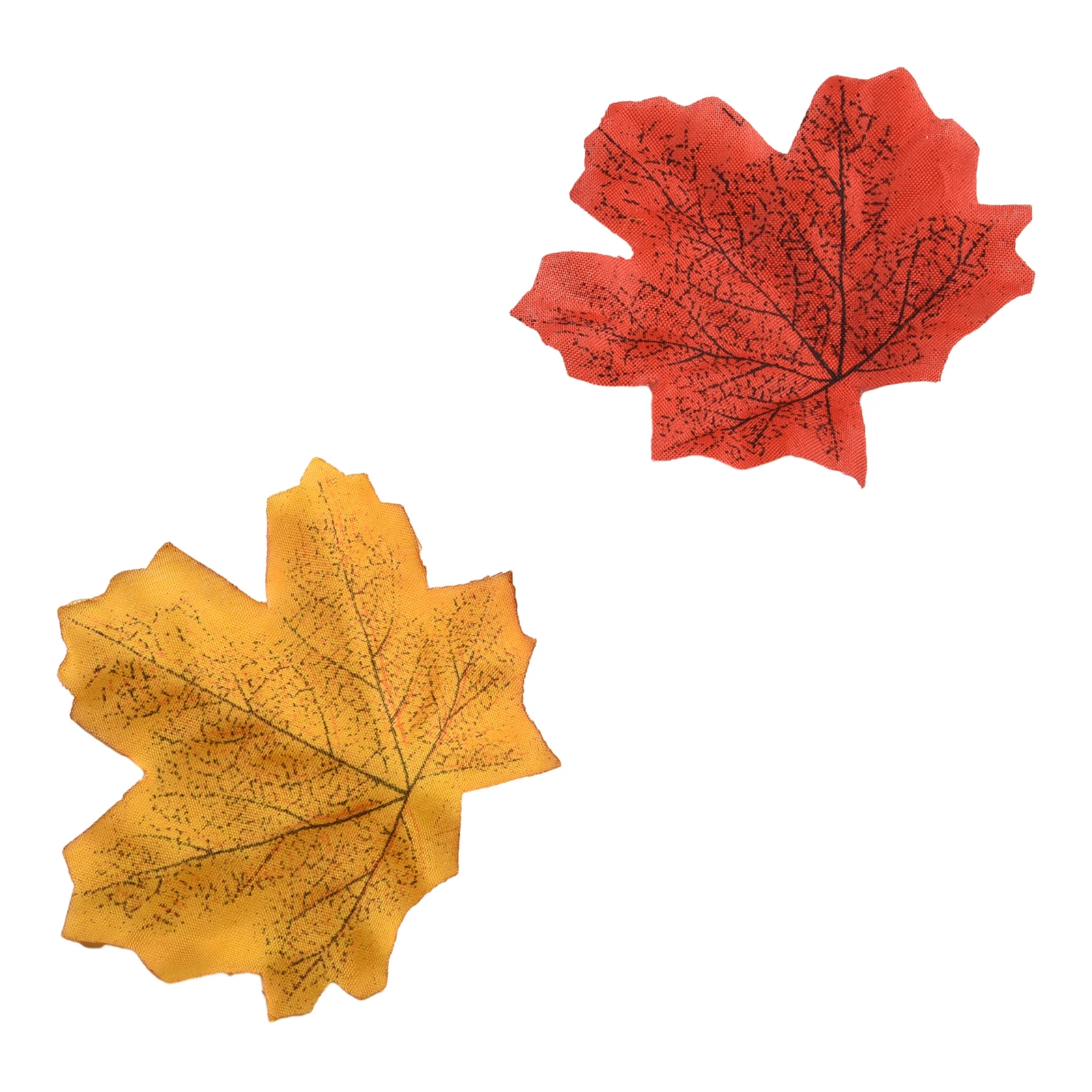 100/200pcs Herbst Ahornblatt fallen gefälschte Seiden blätter Handwerk Hochzeits feier Dekor für zu Hause Hochzeits feier Weihnachts dekoration 8*8cm – Detail 5