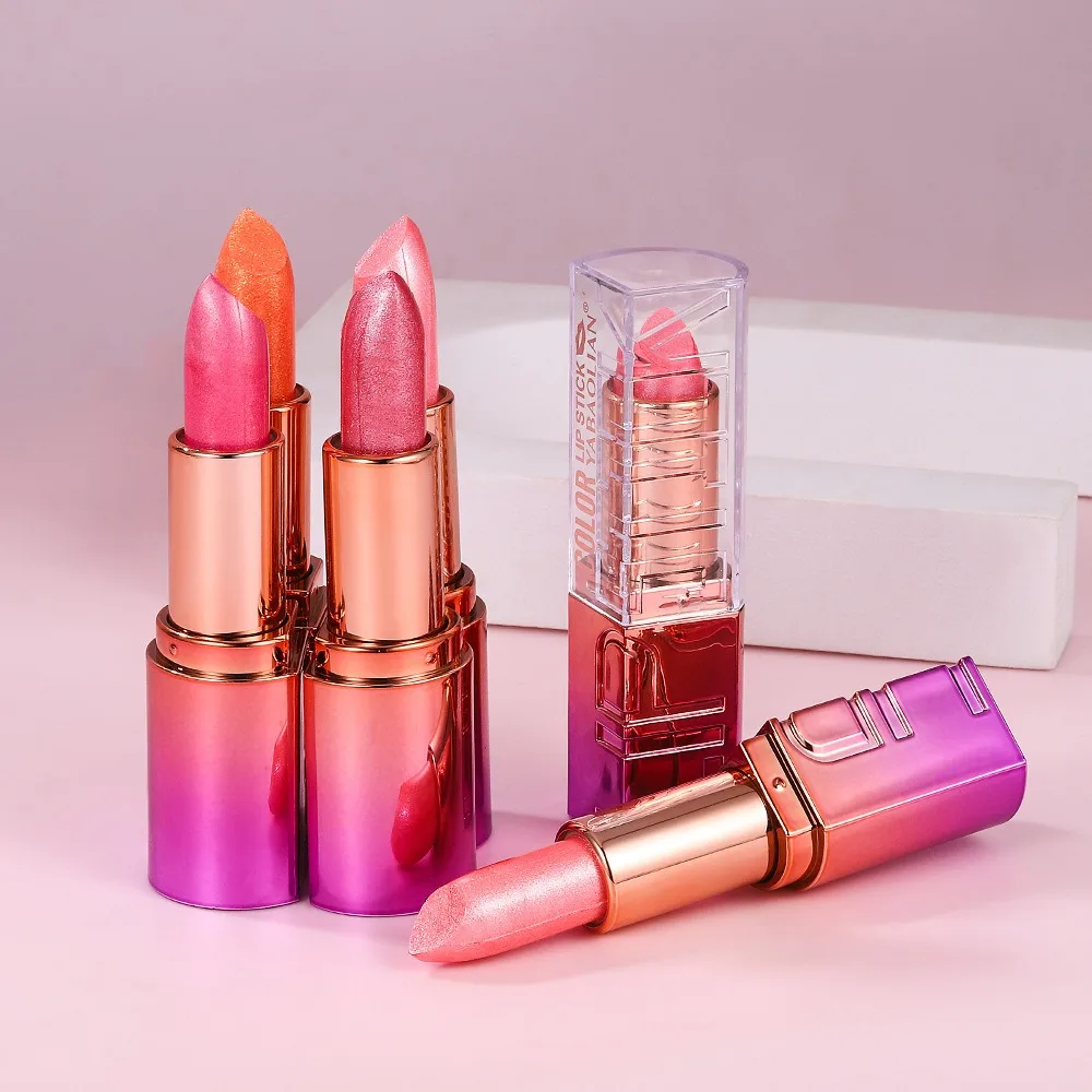 Schimmernder Perlglanz Lippenstift Mit Goldpartikeln Metallic_voghion.com