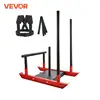VEVOR Weight Training Sled Pull Push Power Sled with Handle, Fitness Strength Resistance Training, Steel Workout Equipment 1