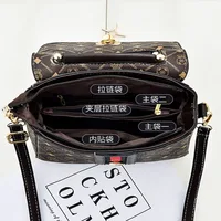New Shoulder bag Women bag tote luxury designer handbag women Handbags leather Printed monogram single shoulder straddle bag 4