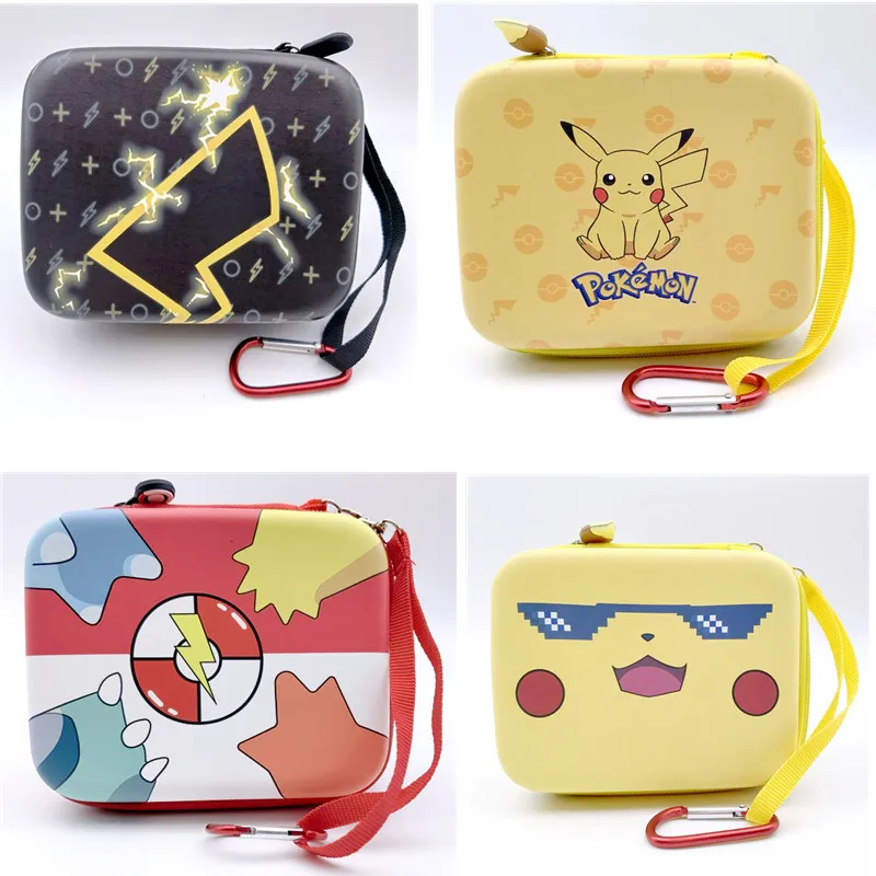 

New Pokemon Large Capacity Storage Bag Pokemon Metal Card Paper Card Storage Box Children's Toys Christmas Gift