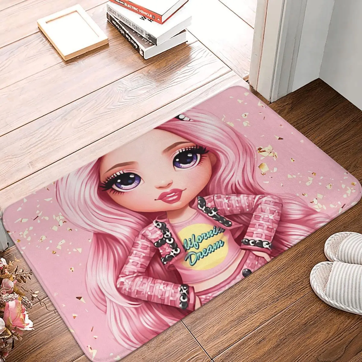 Rainbow High Dolls Zerbino Antiscivolo Tappetino Da Soggiorno Bella Parker Tappeto Da Pavimento Tappeto Di Benvenuto Decorazioni Per Interni