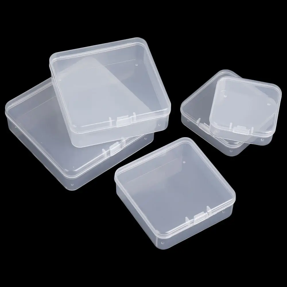 Transparent Plastic Storage Box for Jewelry Beads and Small Items