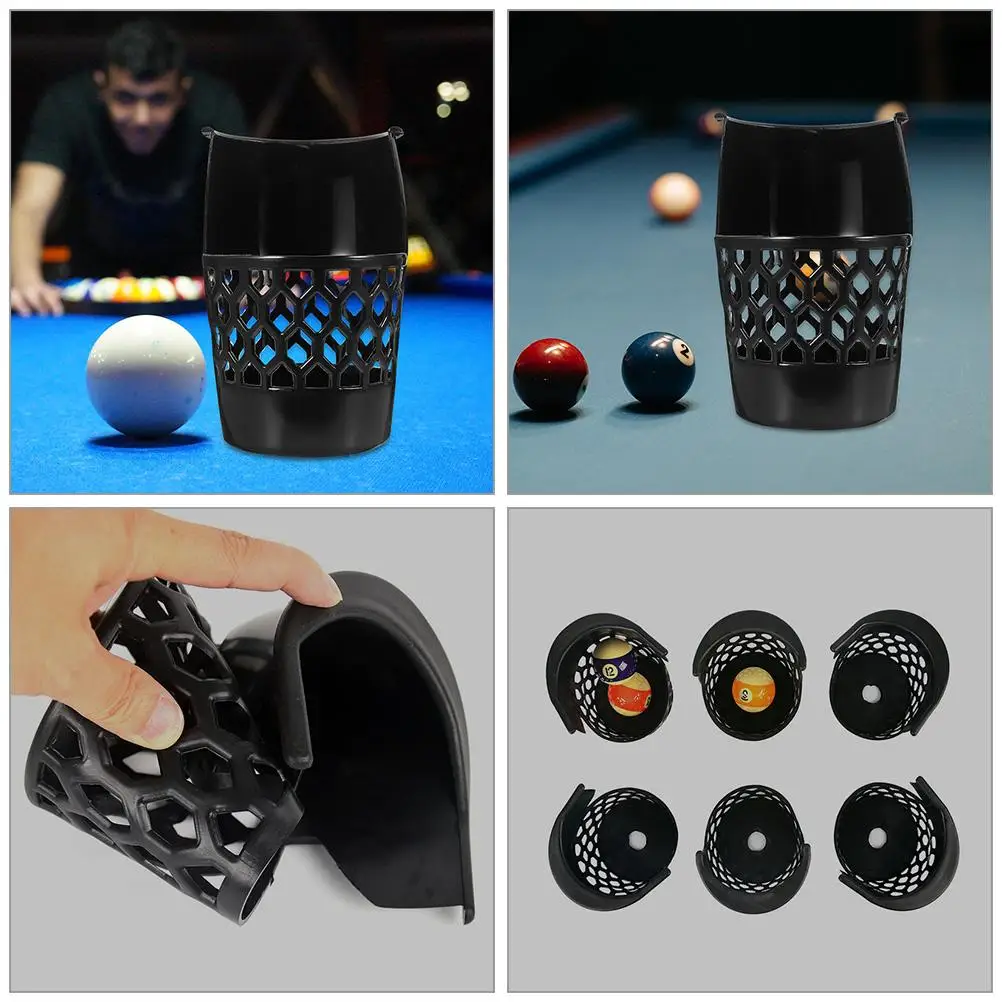 6 Pcs Pool Table Pocket Replacement Parts Billiard Pockets Liner For Lining Snooker Balls Pool Supplies Game Equipment