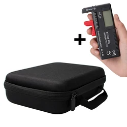 Portable Battery Tester with Storage Case and Protective Cover (1Case 1Tester)
