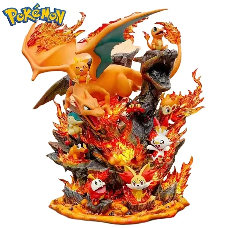 Charizard Collectible Figurine with Fire Display - Image 2