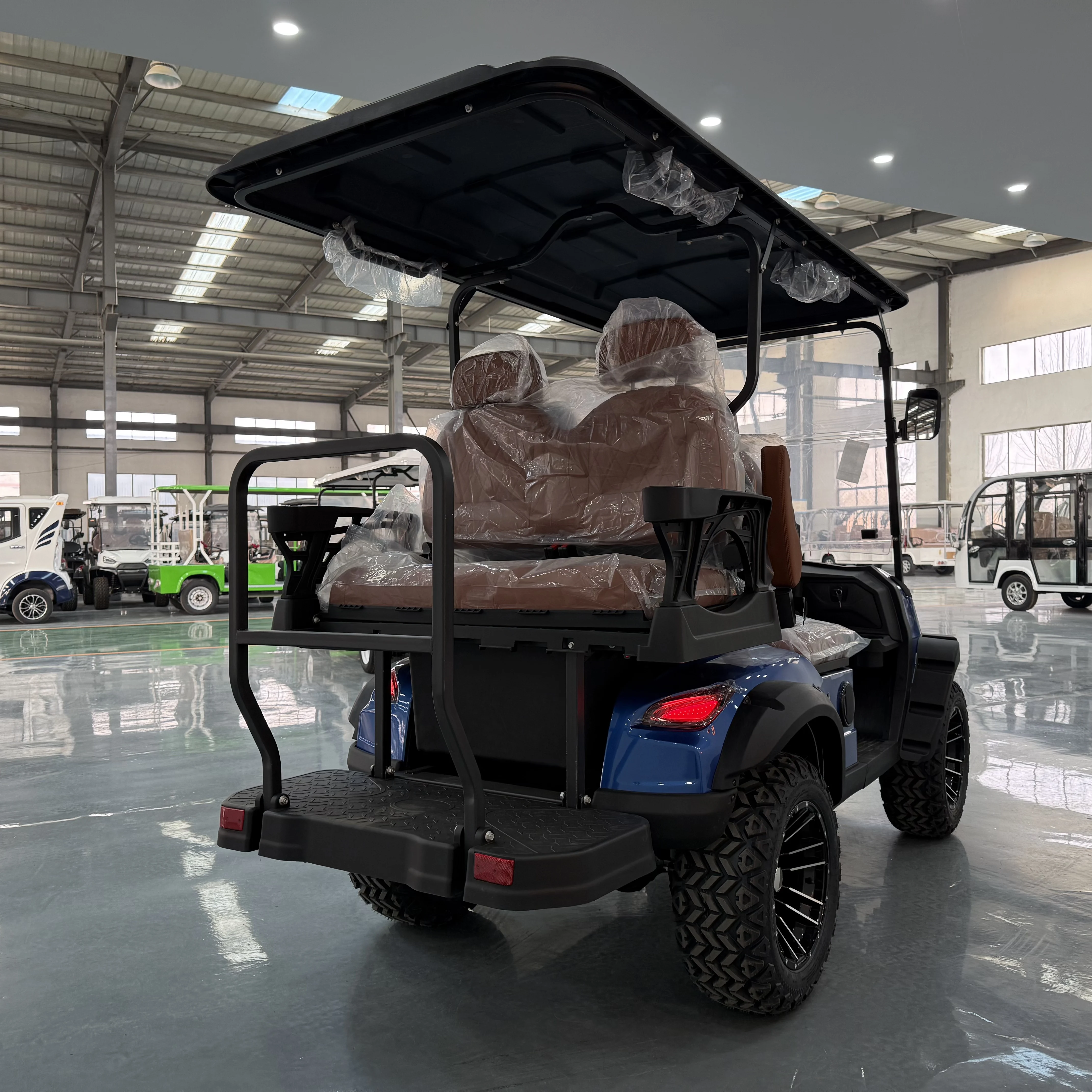 무선 충전 기능이 있는 도매용 전기 골프 카트와 최신형 태양광 전기 골프 카트