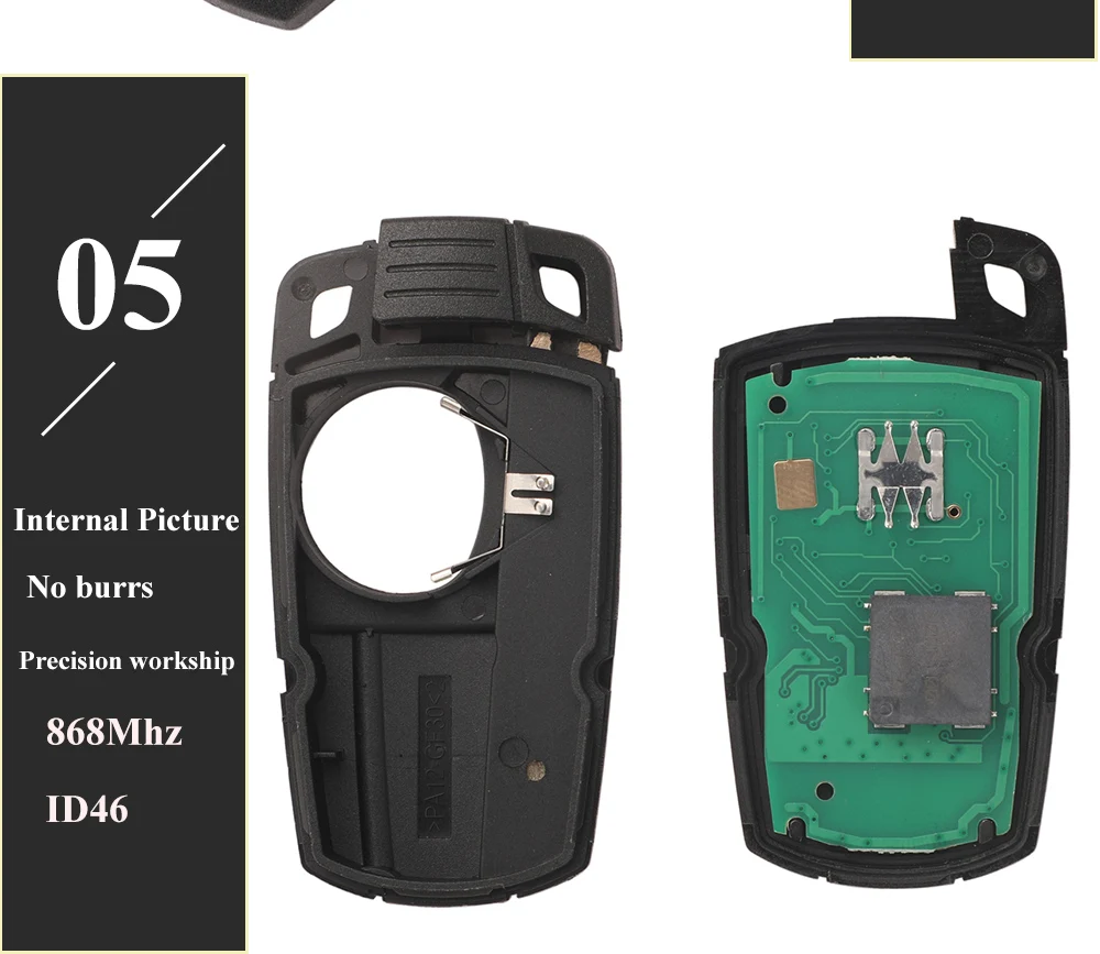315/LP/433/868 MHz Keyless-Go Remote Smart Key für BMW 3/5 Serie CAS3 X5 X6 Z4 E70 Auto ID46 Pcf7953 Komfort Zugang Hände frei – Detail 9