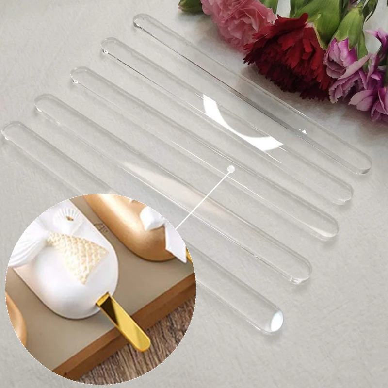 DIY Acrylic Cakesicle Sticks Gradient Ice Cream Stick Soft Durable Freezer  Popsicle Sticks - AliExpress
