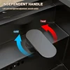 Hidden Cup Washer Bar Sink Stainless Steel Kitchen Sink Coffee Shop Multifunctional Wash Basin Mini Small Single Slot With lid 5