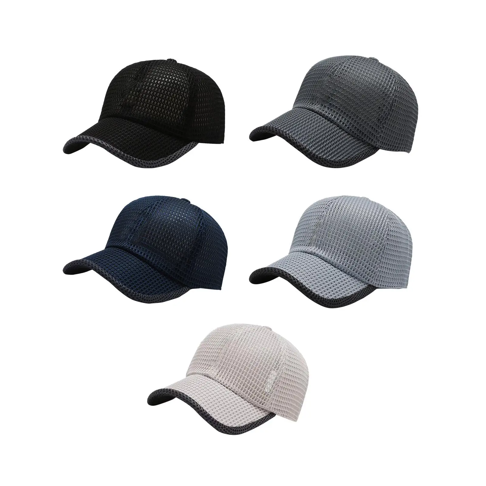 

Mesh Baseball Cap Headgear Dad Hats Sun Hat Baseball Hats Outdoor Hats Adjustable Size for Running Hiking Fishing Beach Men