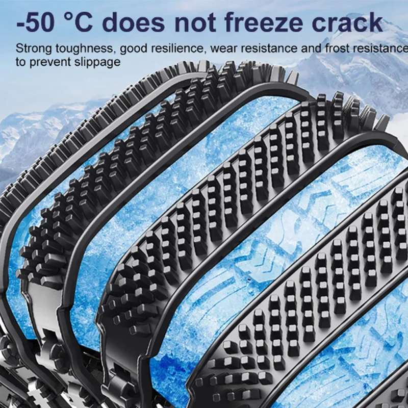 Snow Chain 10 Pcs Tyre Chain Urethane Set Wheel Ties Belts Car Tires Chains Winter Anti-Slip Anti Skid Snow Chains
