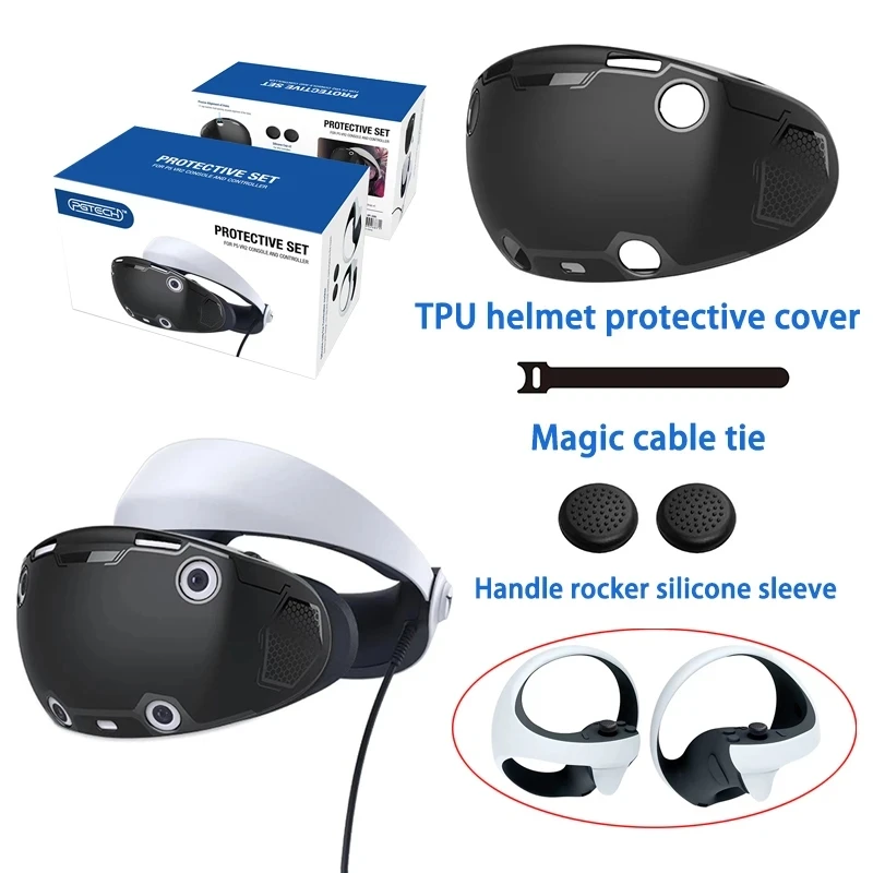 Gp-520 Per Psvr2 Tpu Copertura Protettiva All-Inclusive Per Occhiali Psvr2 Guscio Protettivo Con Impugnatura Impugnature Protettive