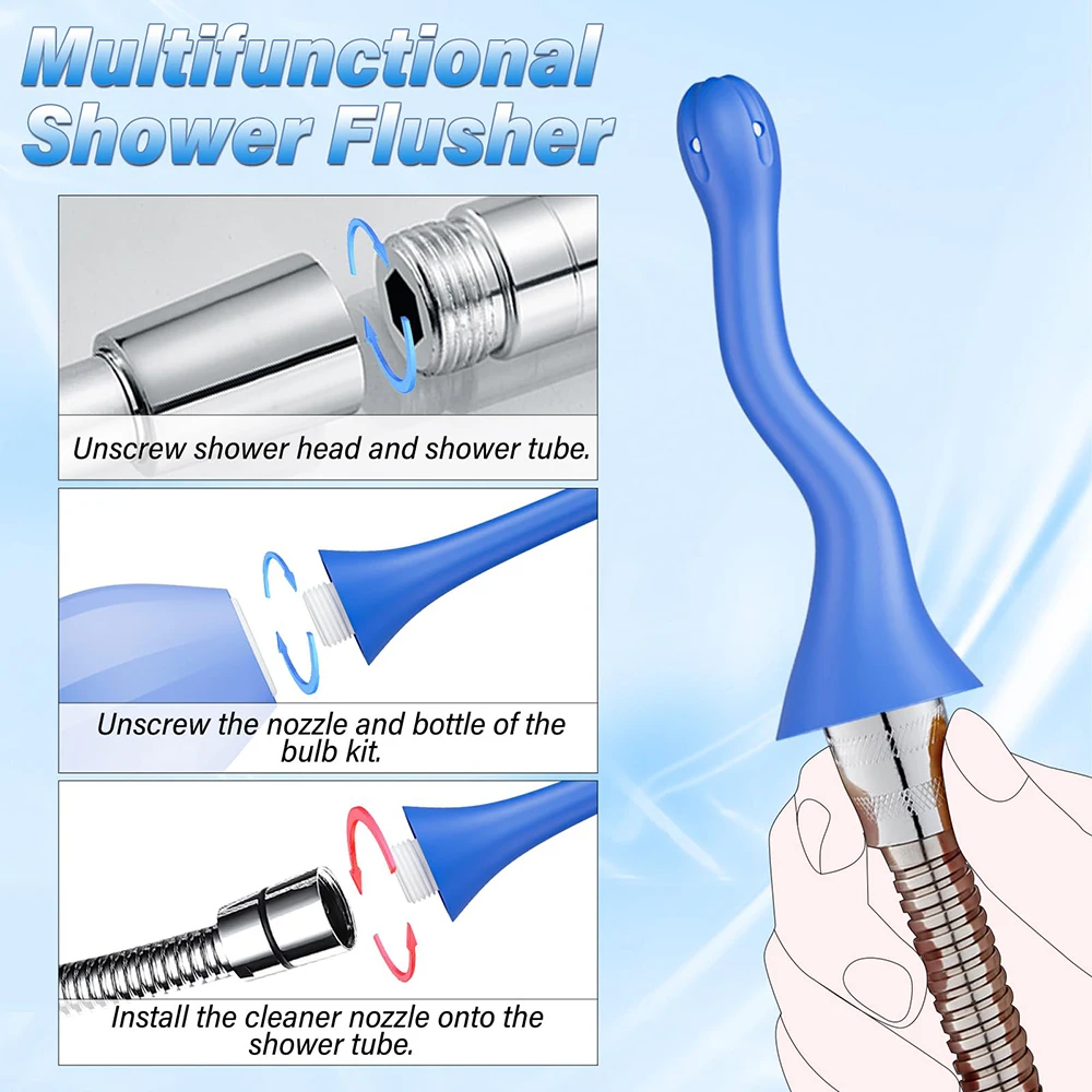 Reusable Silicone Enema Bulb Anal Douche For Colon Cleansing_voghion.com