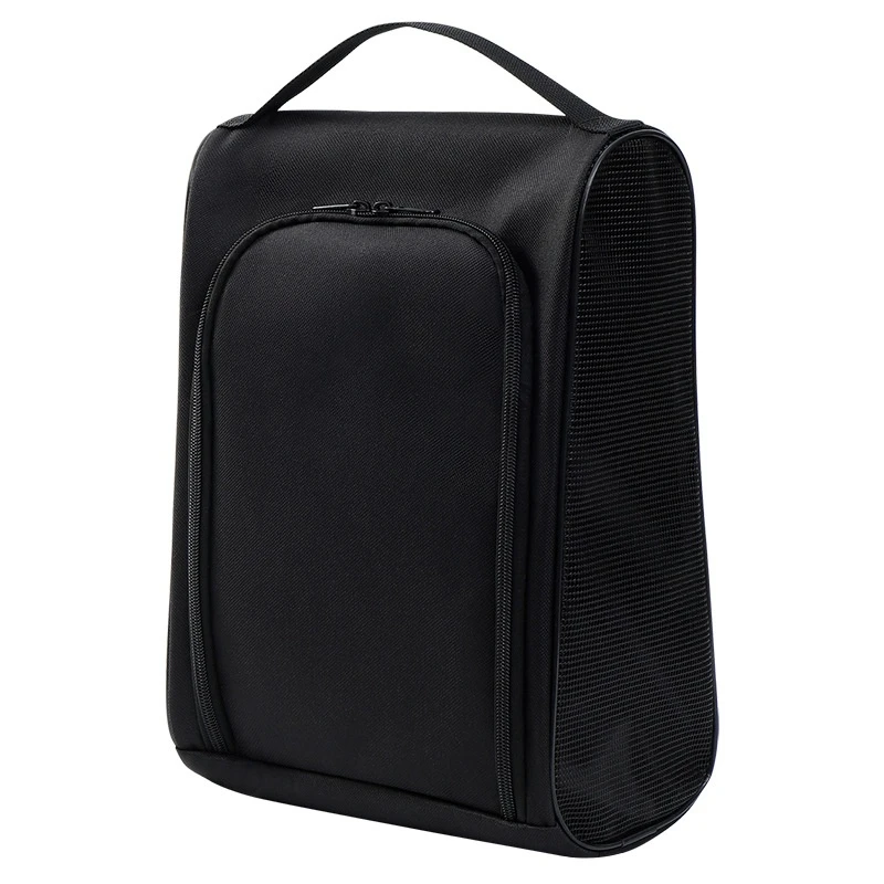 Lightweight Breathable Shoe Bag for Golf Sports Portable Oxford Cloth Shoe Carrier Bag Dustproof Handbag for Travel Storage
