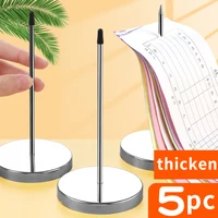 Bill Fork Desk Receipt Memo Holder Ticket Paper Summons Fork Spike Stick for Restaurant Kitchen Check Spindle Ticket Stabber 1