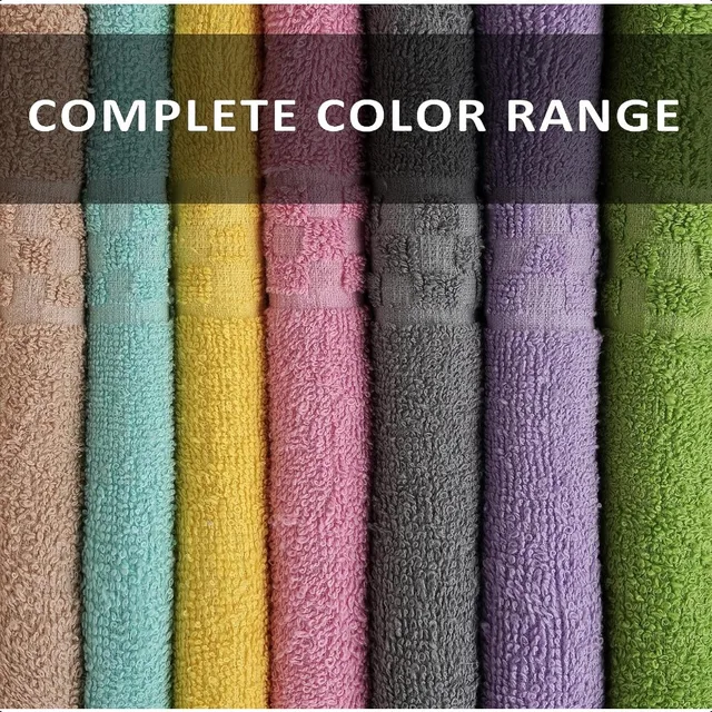 7-Pack Cotton Bath Towels – 30" x 54" 3