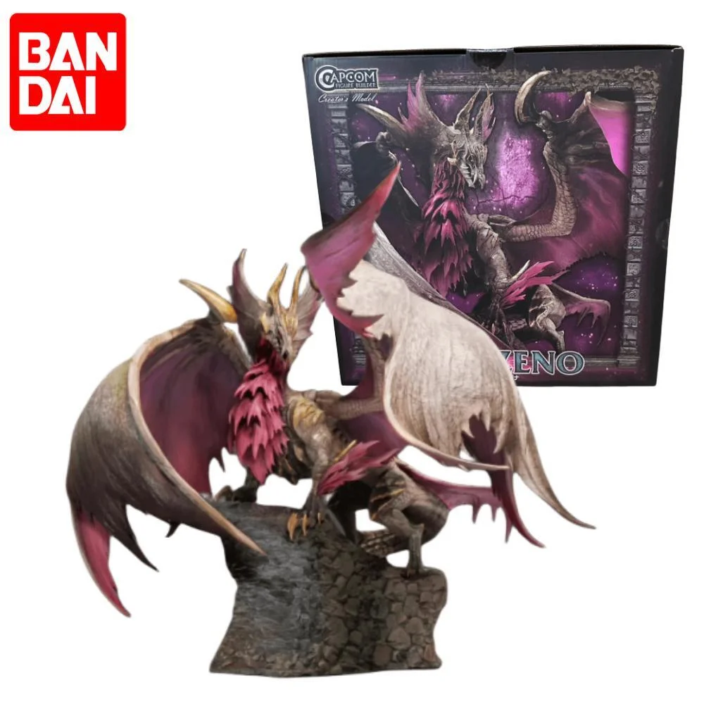 

In Stock Japanese Version Capcom Monster Hunter Rise Aurora Cfb Statue Jennifer Silver Dragon Capcom Anime Figure Model