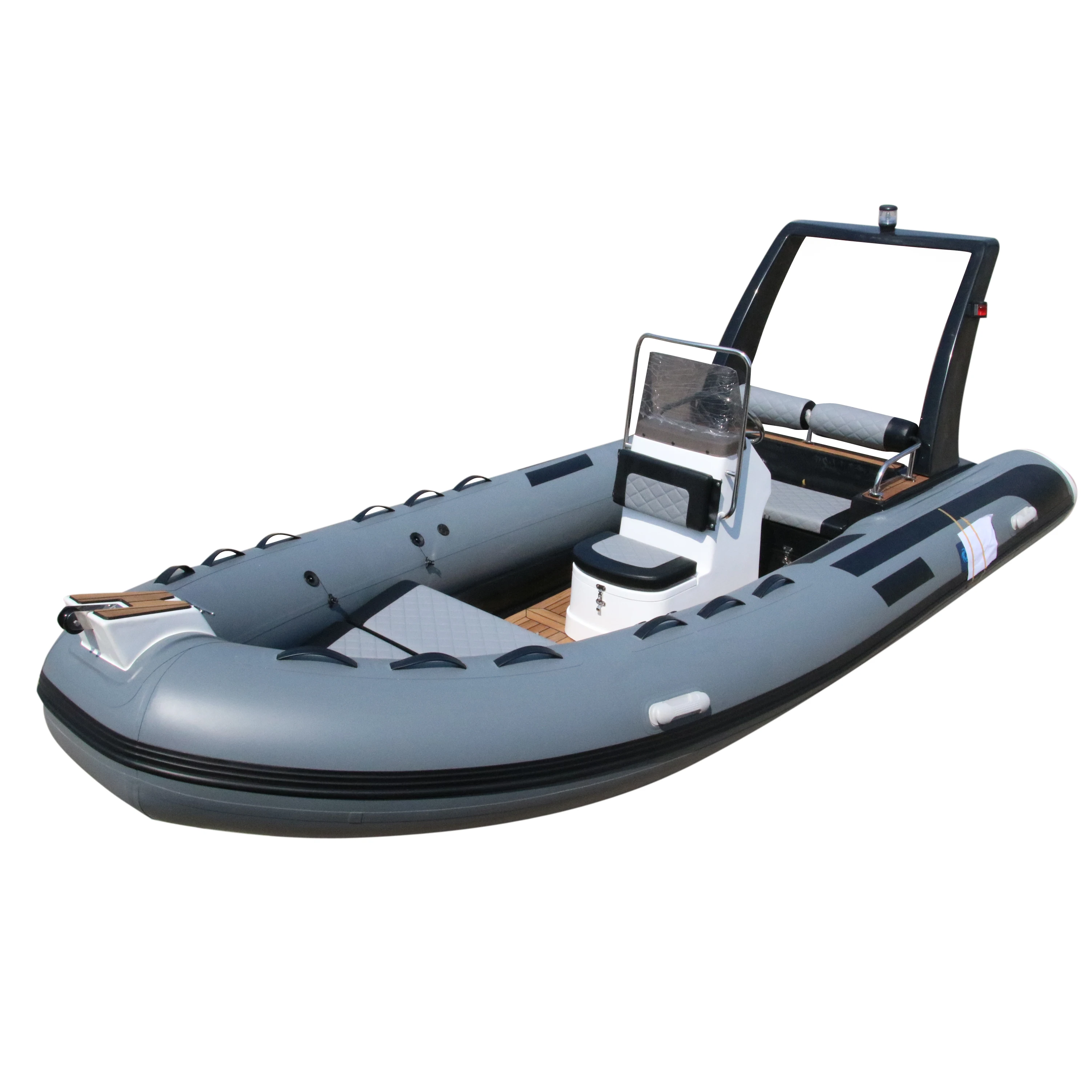 Goboat RIB480DJR Rigid Inflatable Boat CE PVC Or Hypalon Luxury Fiberglass  RIB Dinghy Fishing Accessories Carpfishing Equipment - AliExpress