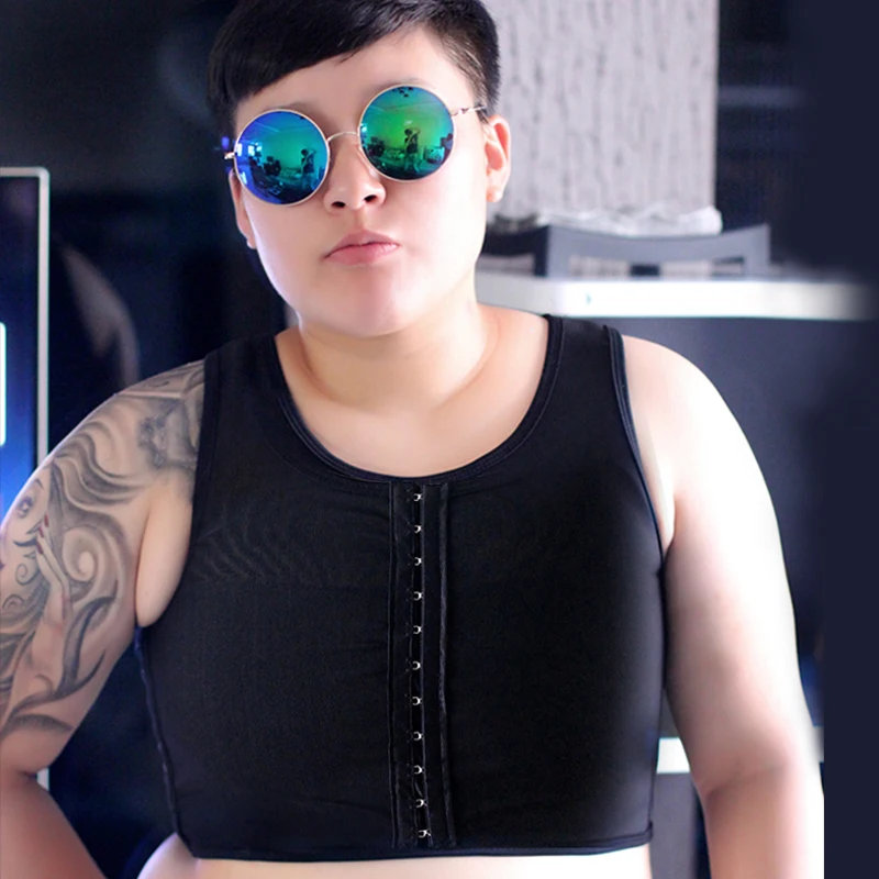 

Adjustable Front Buckle Chest Binder Bandage Breast Binder Trans Lesbian Bra Sports Vest For Women