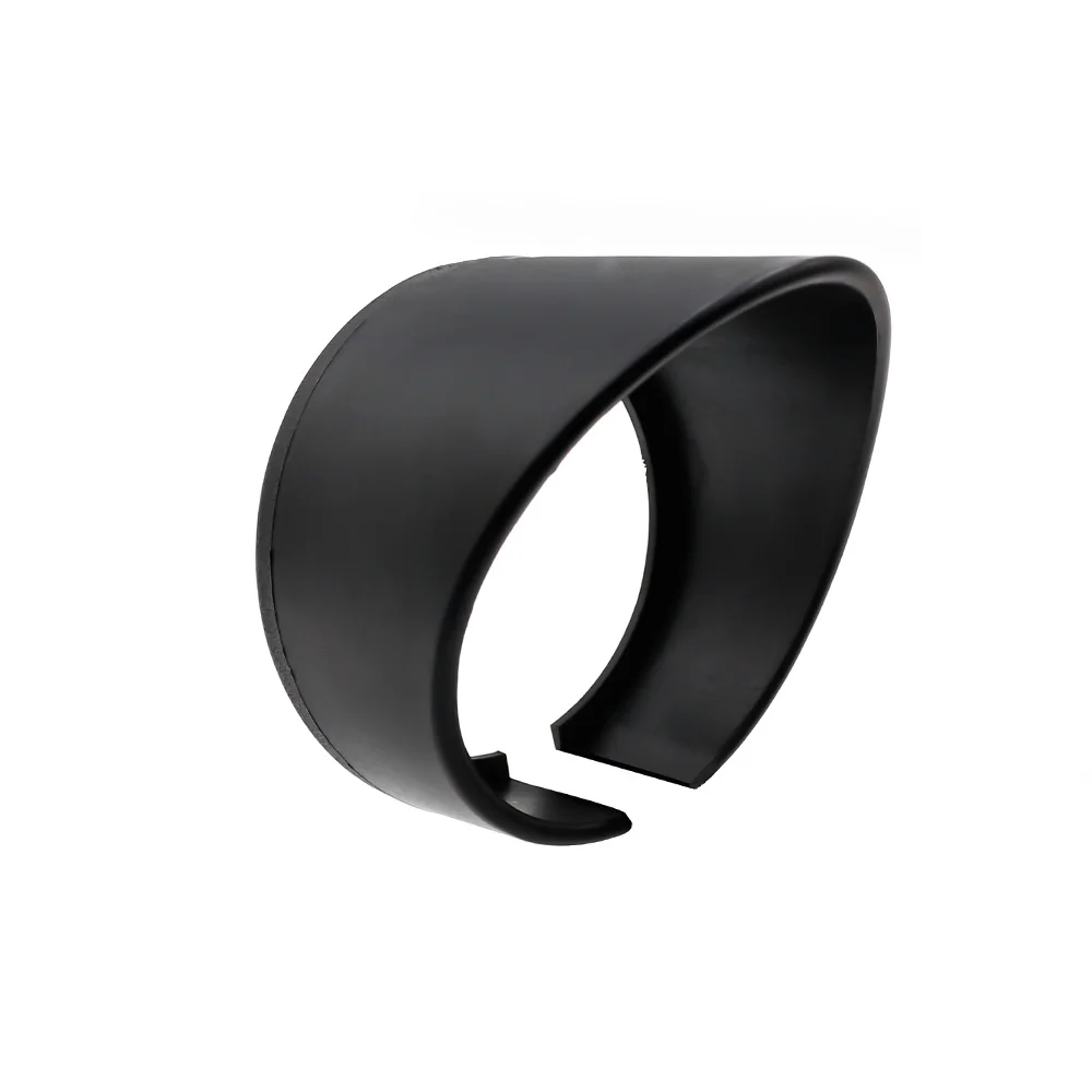 Car Gauge 60MM Universal Instrument Sun Visor Black Single Hole Instrument Cover