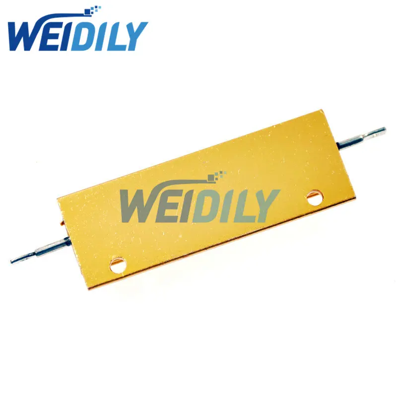 1PCS 100W Aluminum Power Metal Shell Case Wirewound Resistor RX24 0.01~ 100K 0.05 0.1 1 2 4 6 8 10 20 100 150 200 500 1K 10K ohm metal wirewound resistor