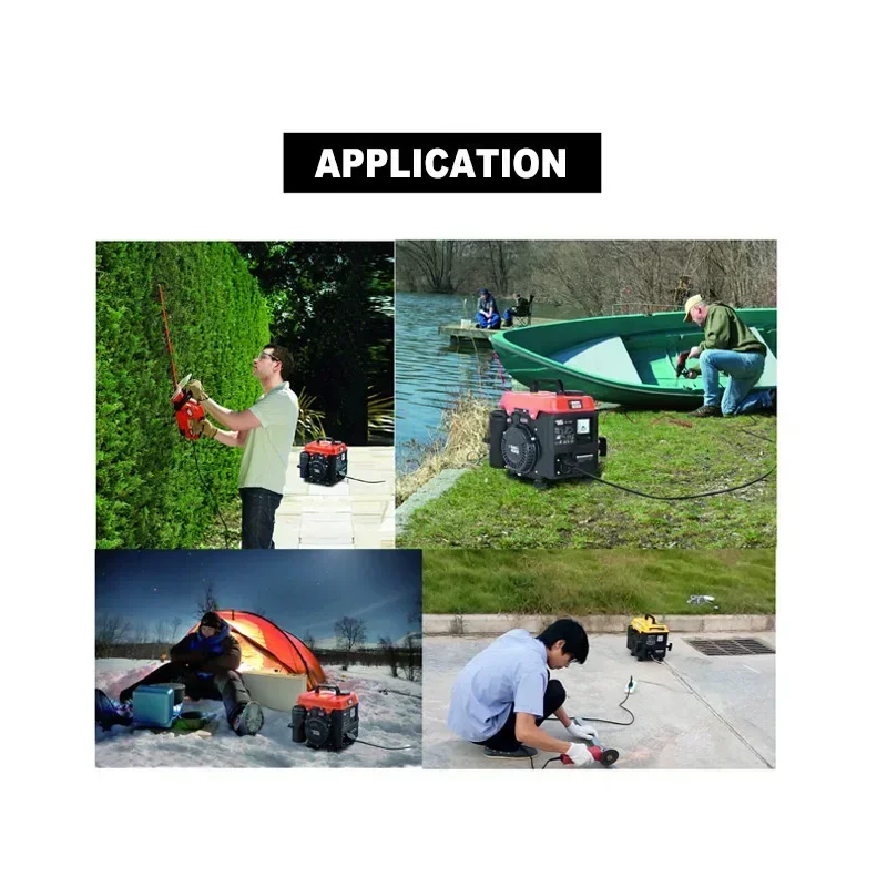 New Gasoline Generator Household Small Single-phase Generator Gasoline Variable Frequency 220V NH1000